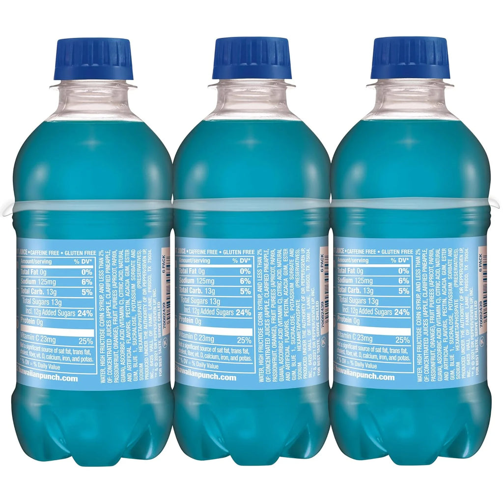 Hawaiian Punch Polar Blast Juice, 10 Fluid Ounce, 6 Count Bottles G83240