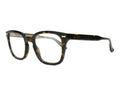 Havana Rectangular Square 50 mm Eyeglasses B1484