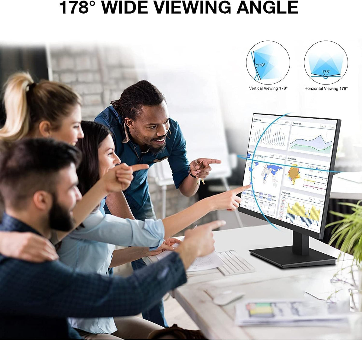 22 inch FHD 1080P 75hz VA LED Monitor E6522