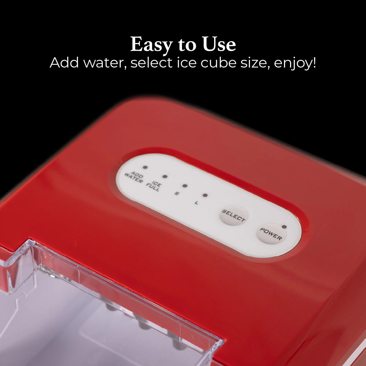 Portable Countertop Ice Maker Machine I618