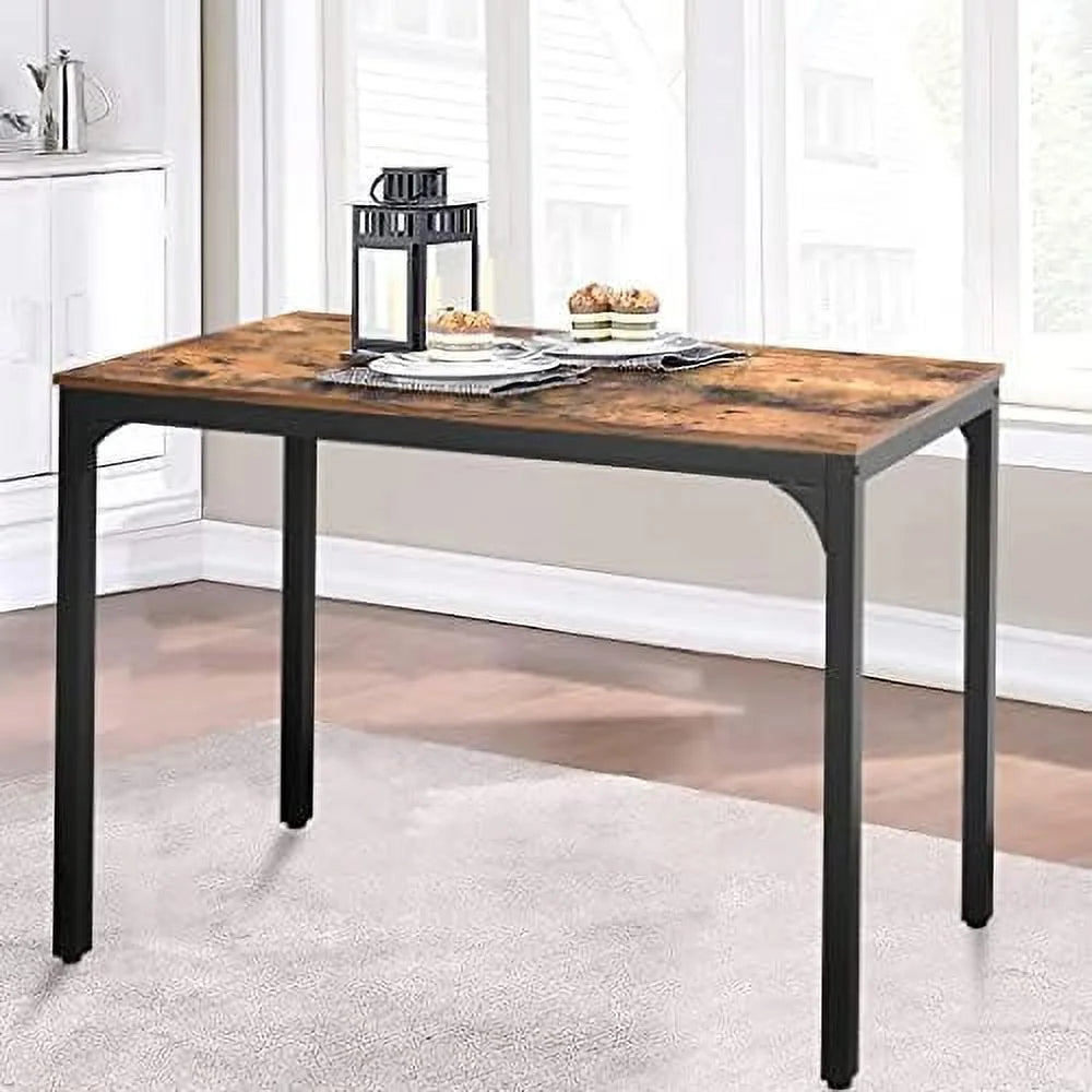 47" Industrial Dining Table with Adjustable Foot K5299