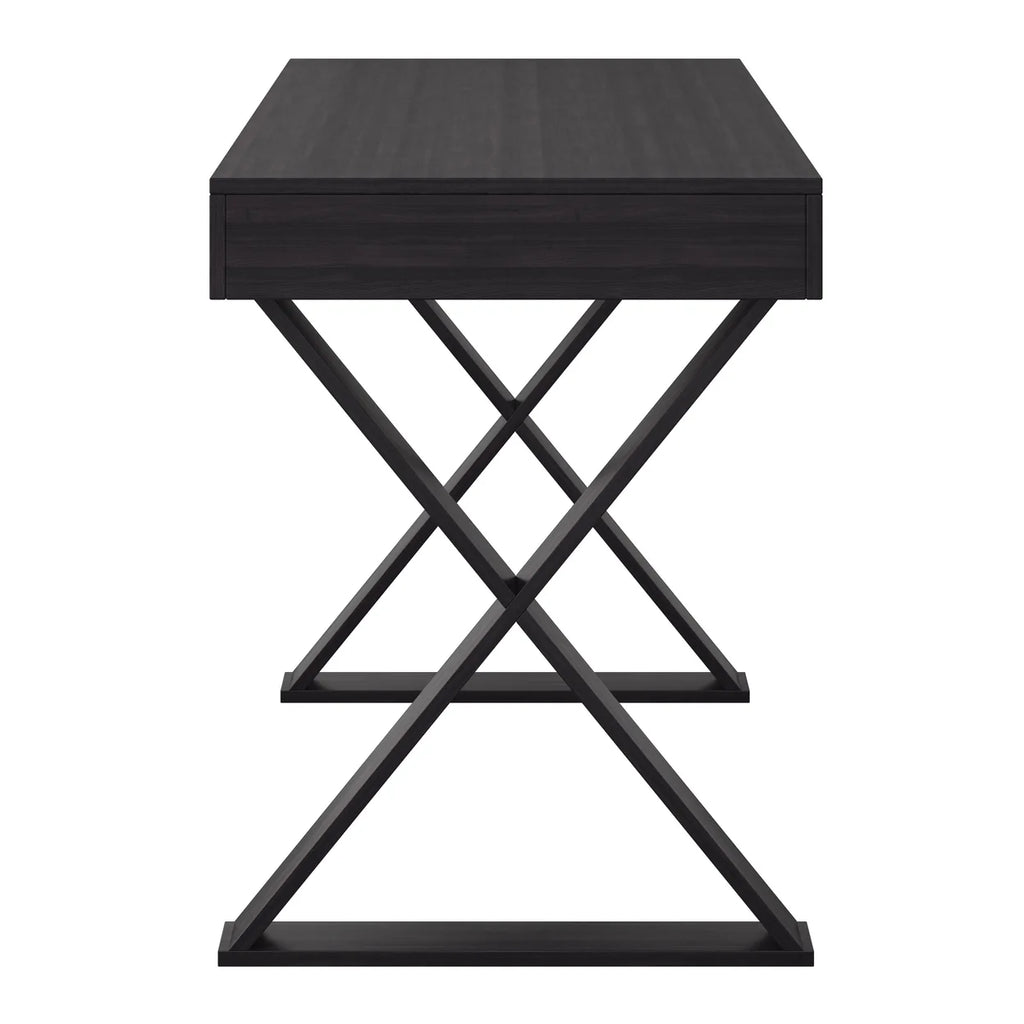 Dark Brown Engineered Wood Desk D8828