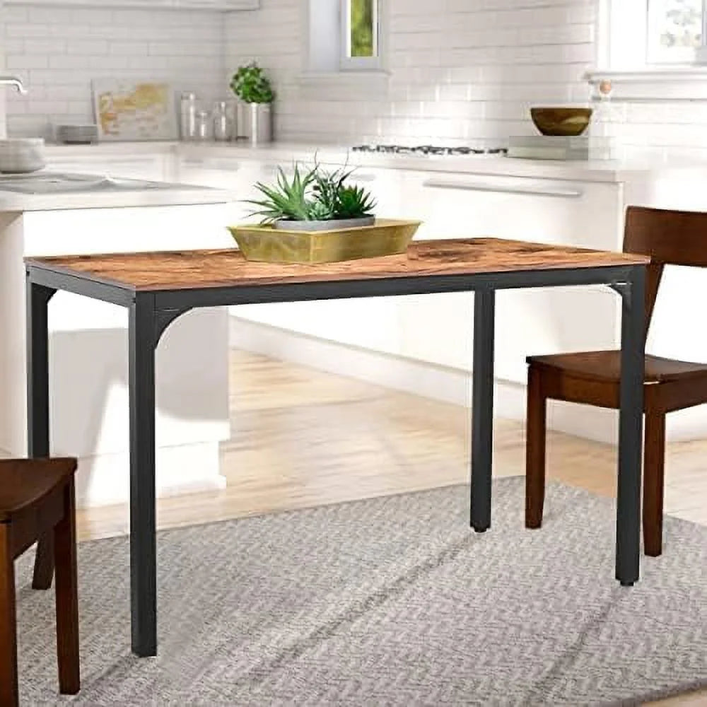 47" Industrial Dining Table with Adjustable Foot K5299