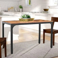 47" Industrial Dining Table with Adjustable Foot K5299