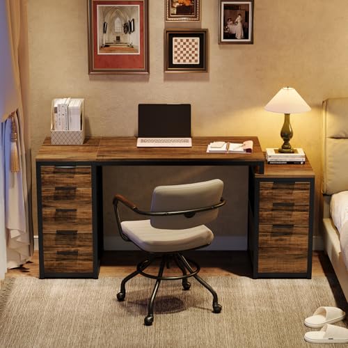 63" Computer Desk with 8 Drawers P38584