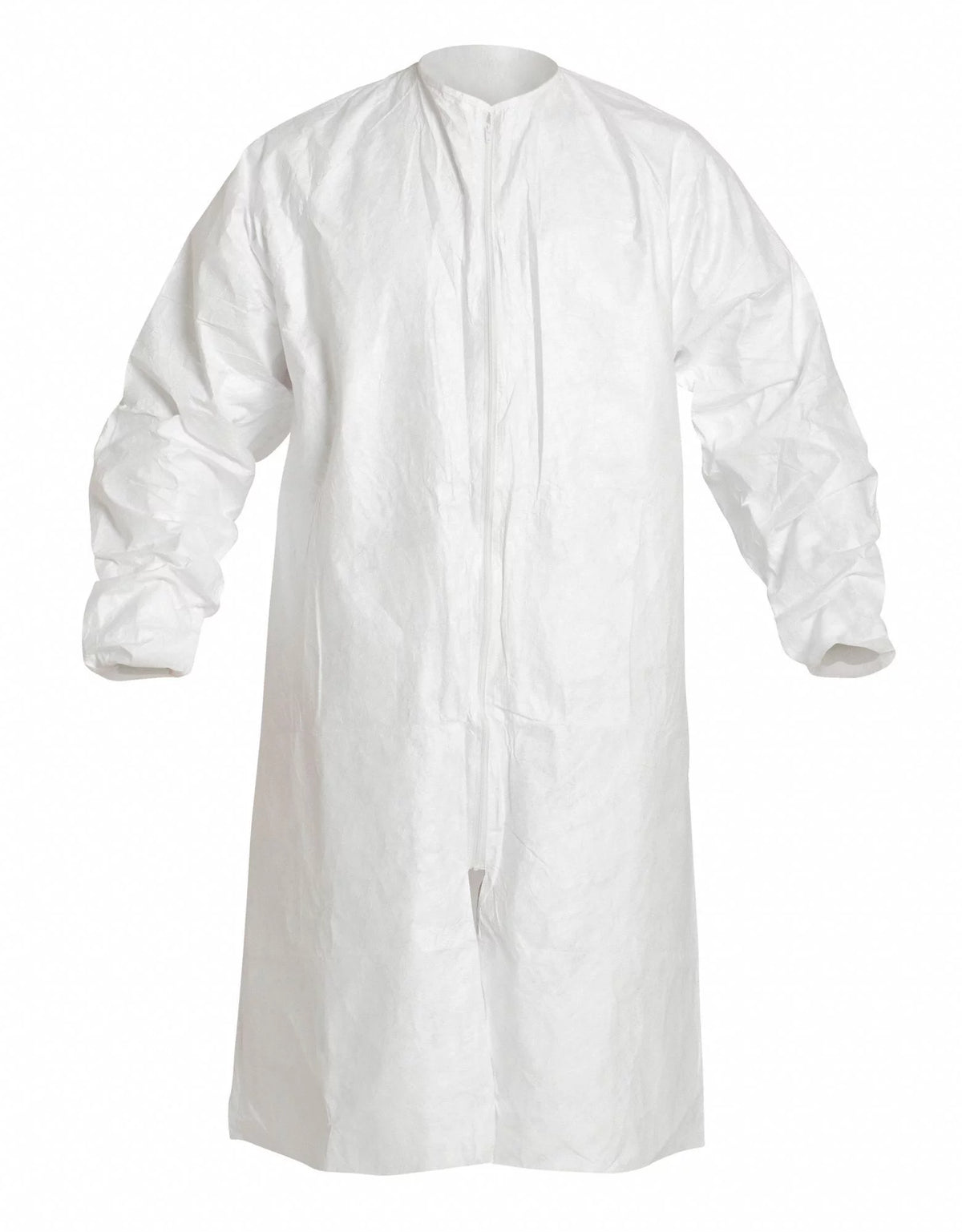 White Zipper Cleanroom Coat XL L162