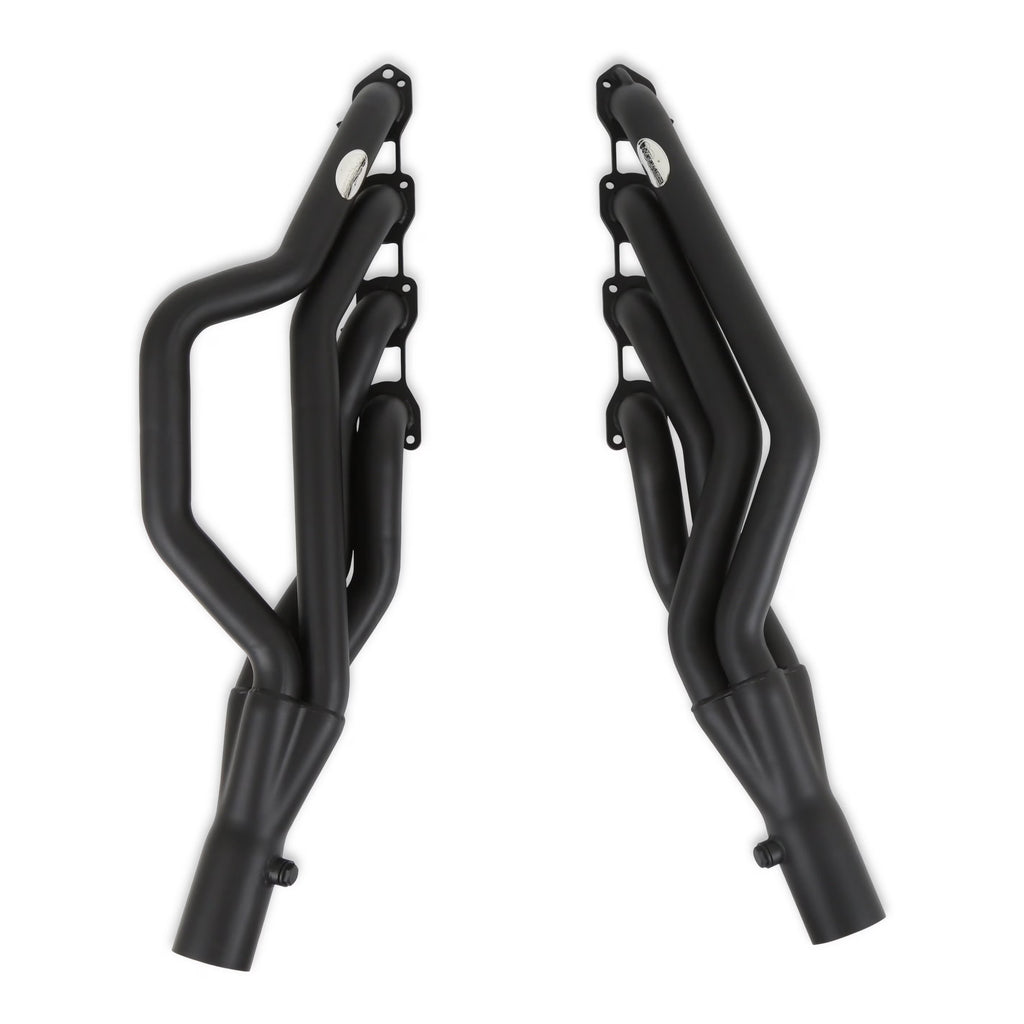 Black Painted Steel Mid-Length Headers X575