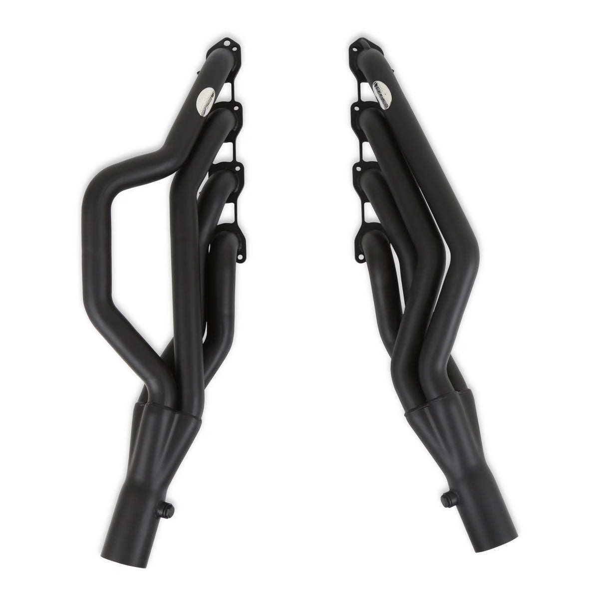 Black Painted Steel Mid-Length Headers X575