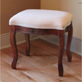 Vanity Stool in Walnut Stain I51069