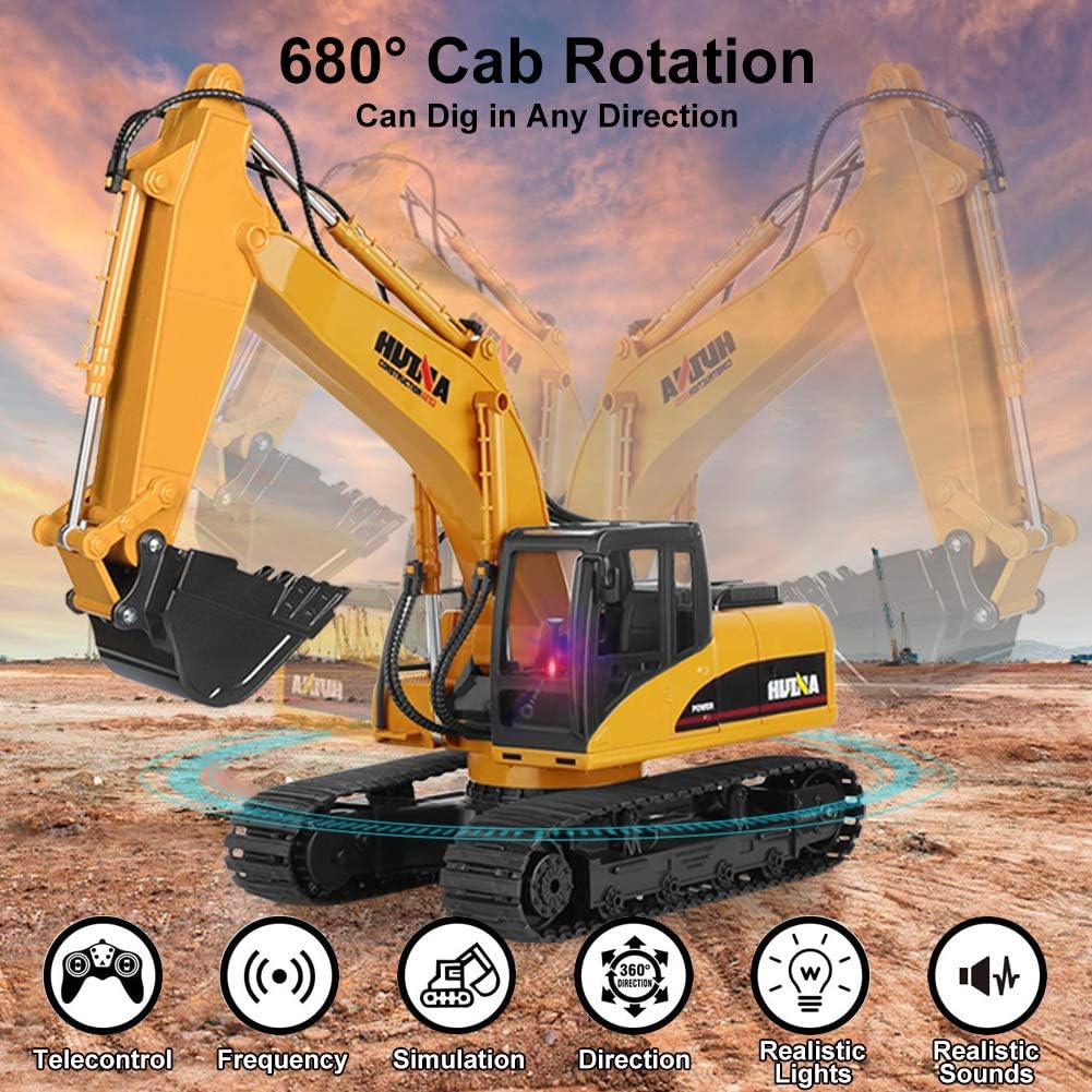 1/14 Scale 15 Channel 2.4Ghz RC Excavator J533