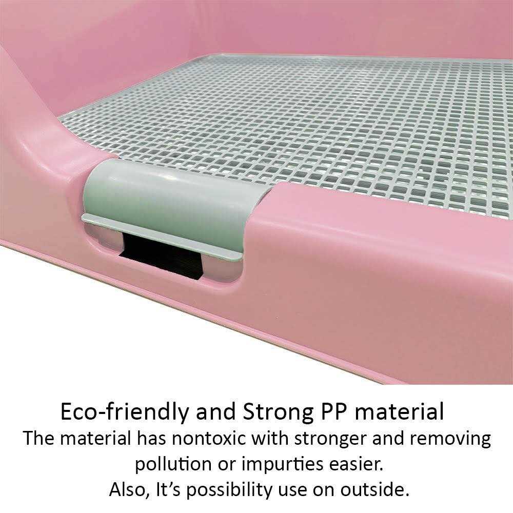 Indoor Dog Potty Tray with Protection Wall W539