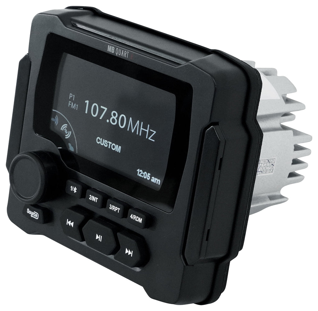 Marine Receiver with Bluetooth and 4 8" White LED Speakers B28816