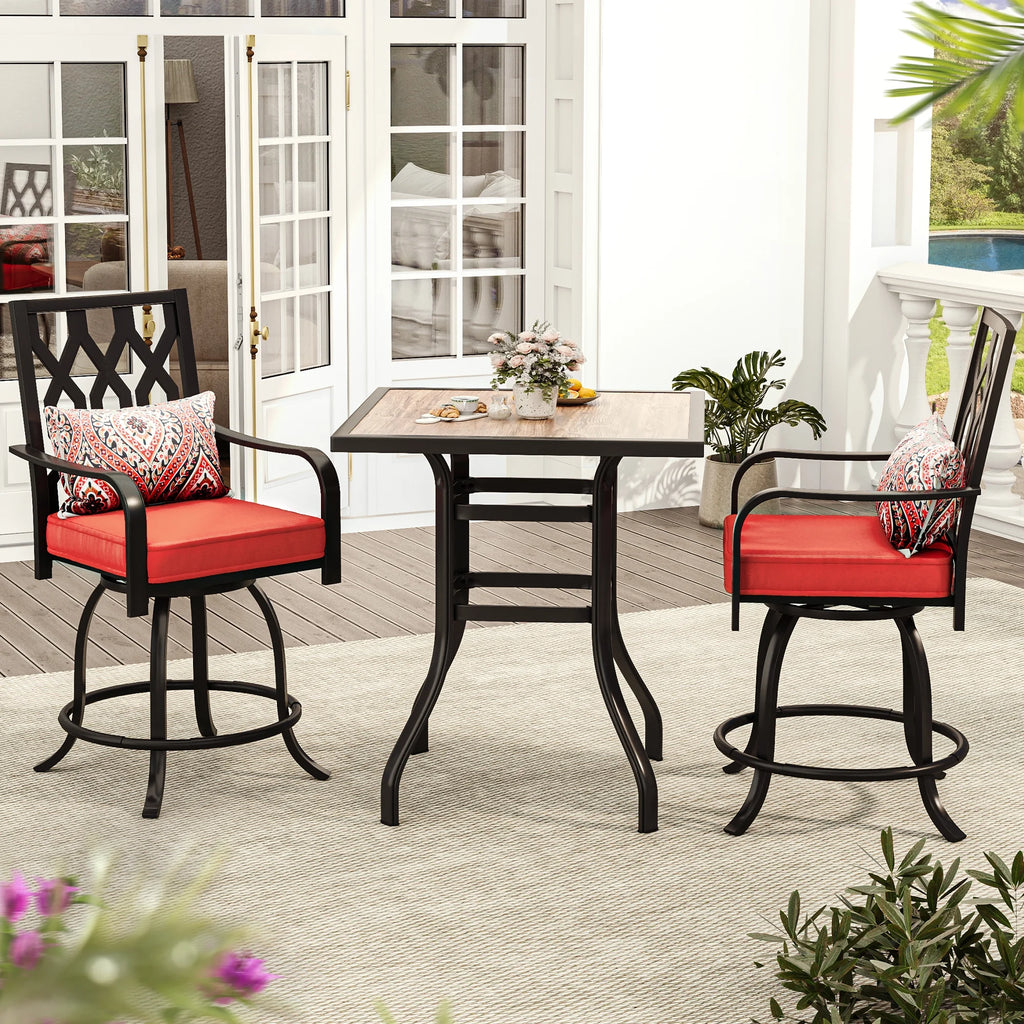 3-Piece Weather Resistant Bar Height Patio Furniture Set H600761