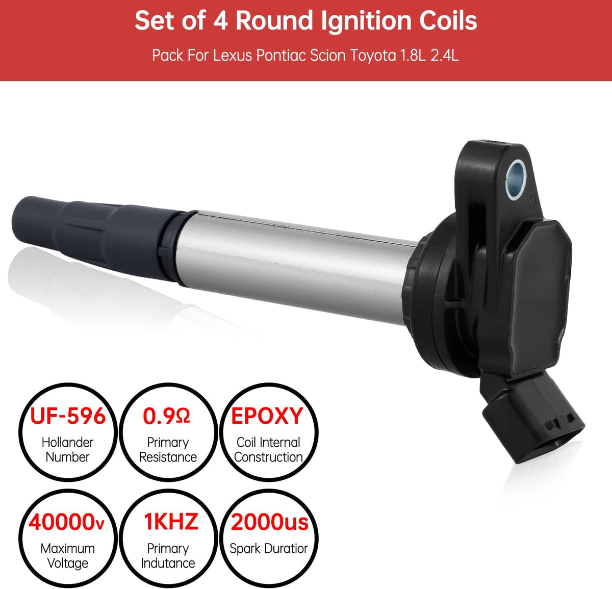 Ignition Coil Pack Set of 4 E230