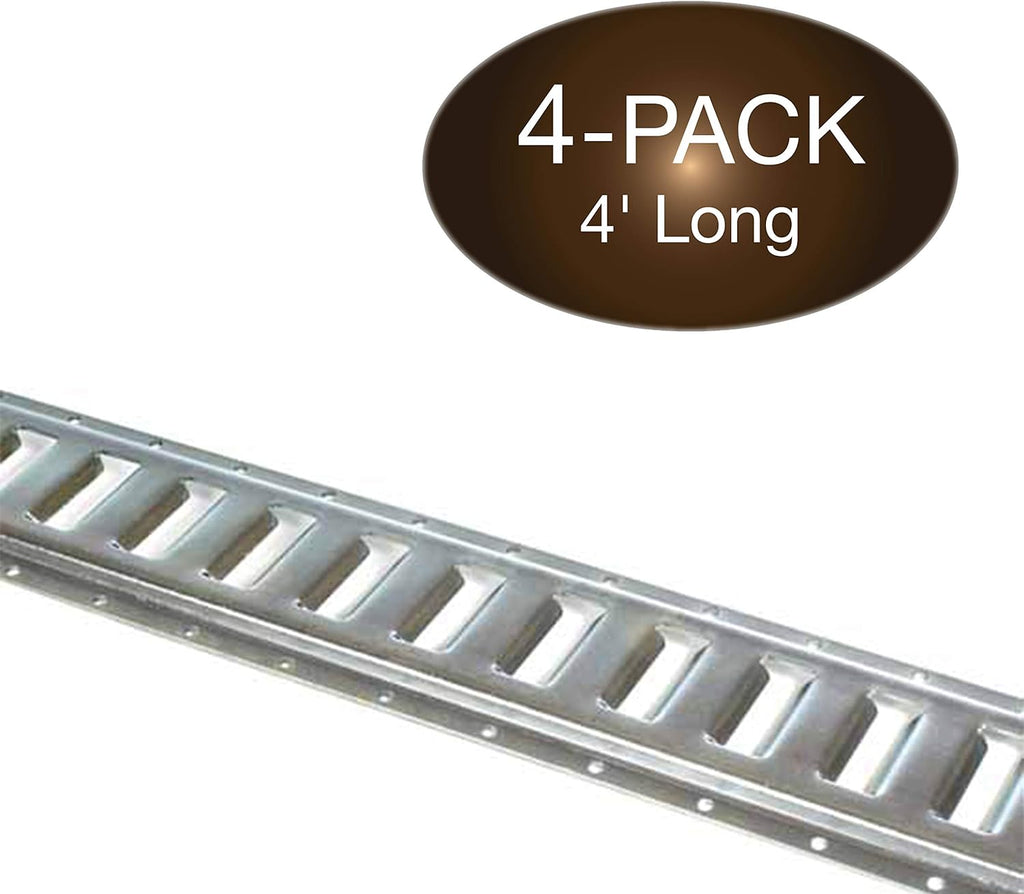 4-ft Hot-Dipped Galvanized Steel E Track Tie-Down Rail B936