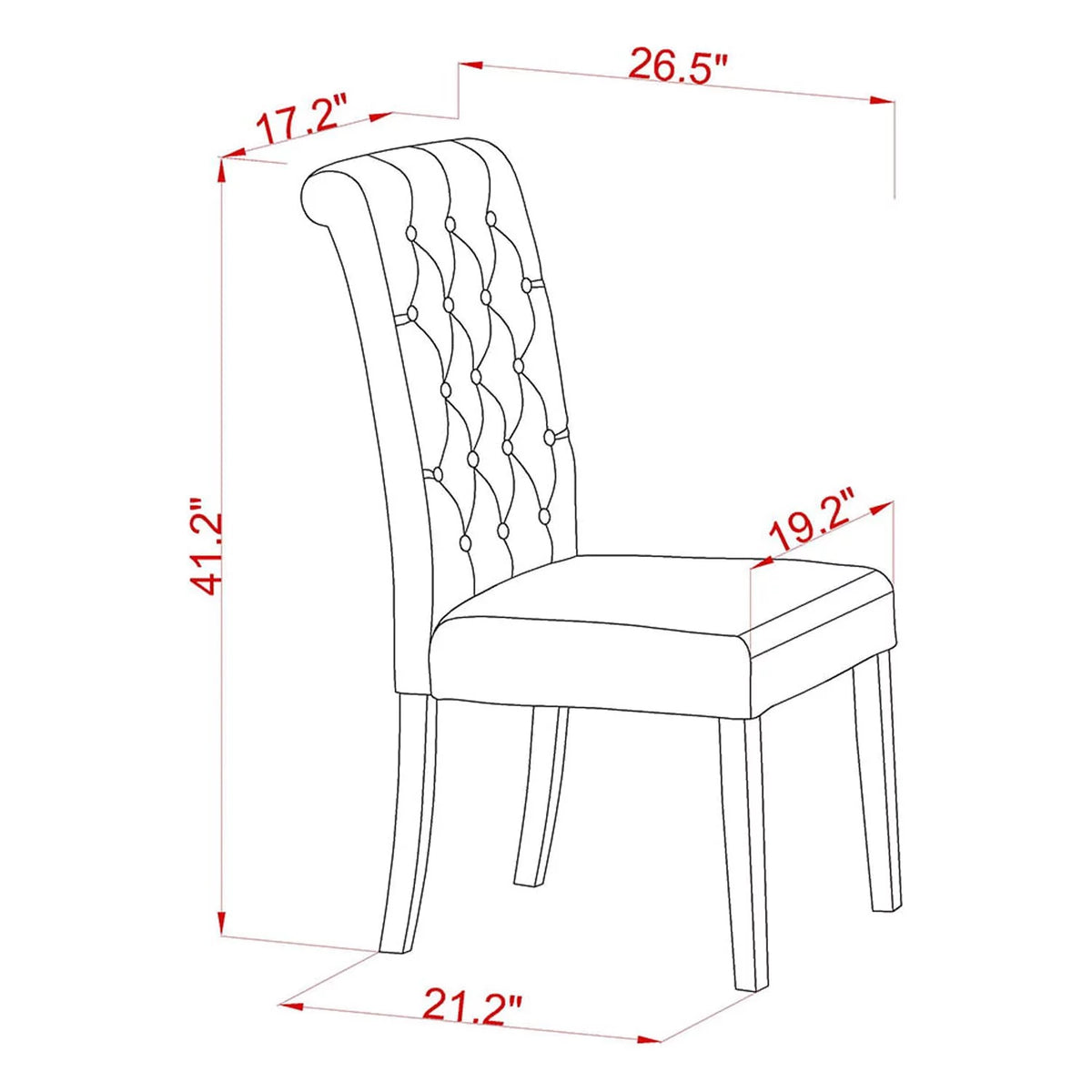 9 Piece Wood Dining Set I925061