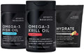 Krill Oil Omega 3 Mini-Softgels 500mg Fish Oil 1250mg Electrolytes F719
