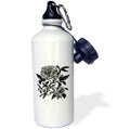 Vintage Black Rose 21 oz Sports Water Bottle C313079
