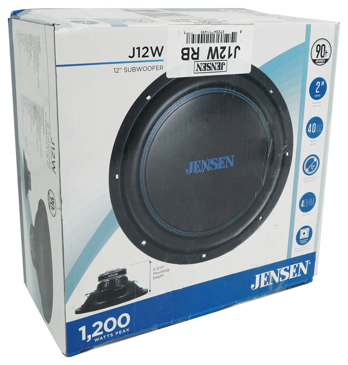 12 inch 1200 Watt 4-Ohm Car Subwoofer H7162