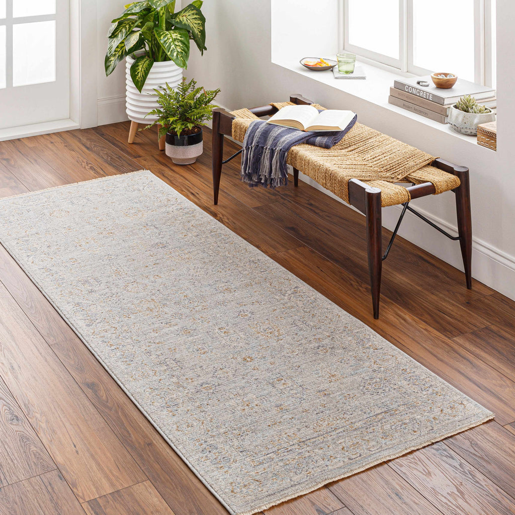 Gray Green 10' x 14' Area Rug A3506