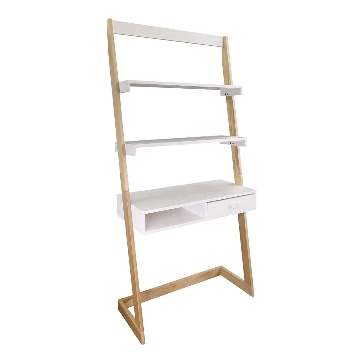 Freestanding Ladder Desk with Drawer J40759