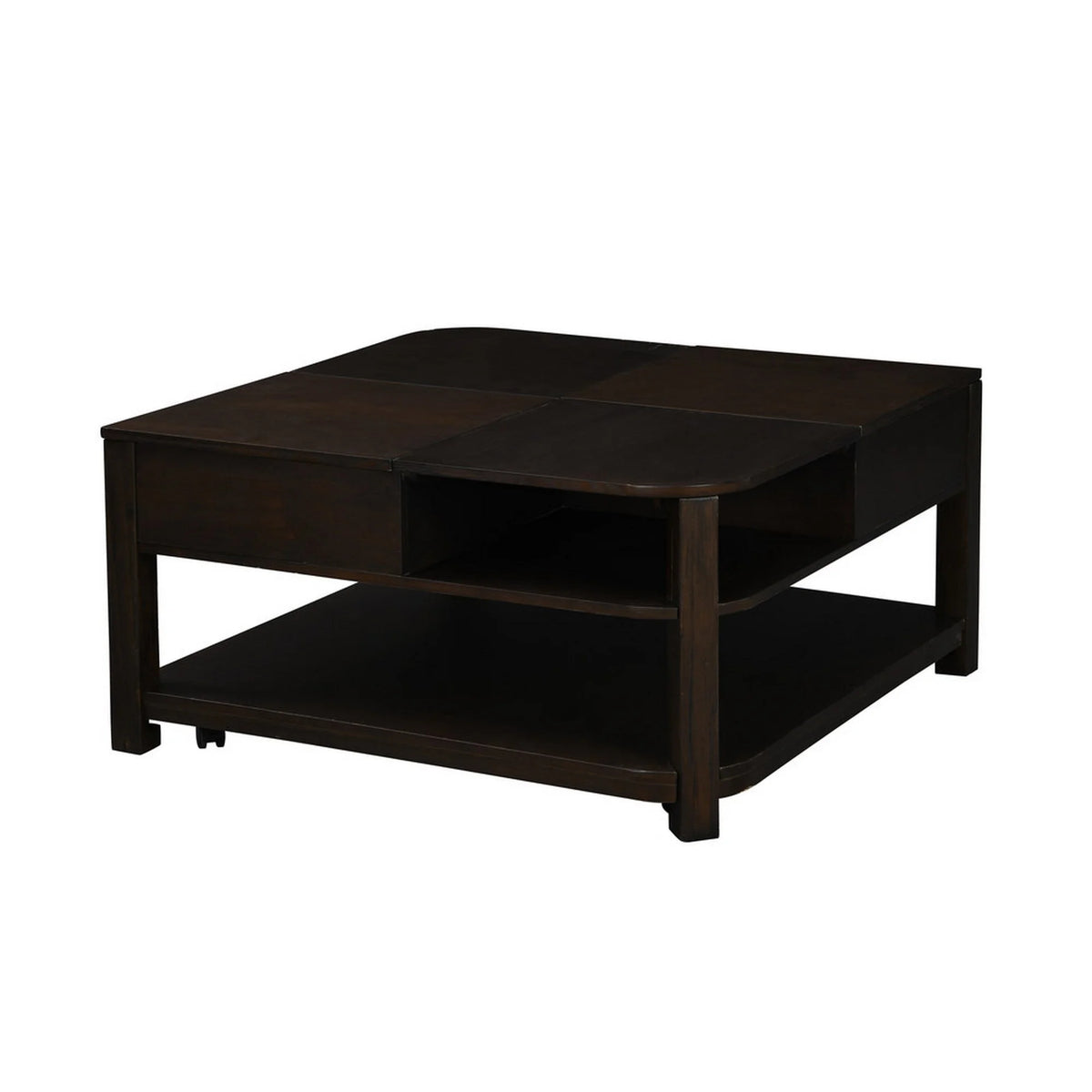 Dark Brown Lift Top Coffee Table & End Table Set J242061
