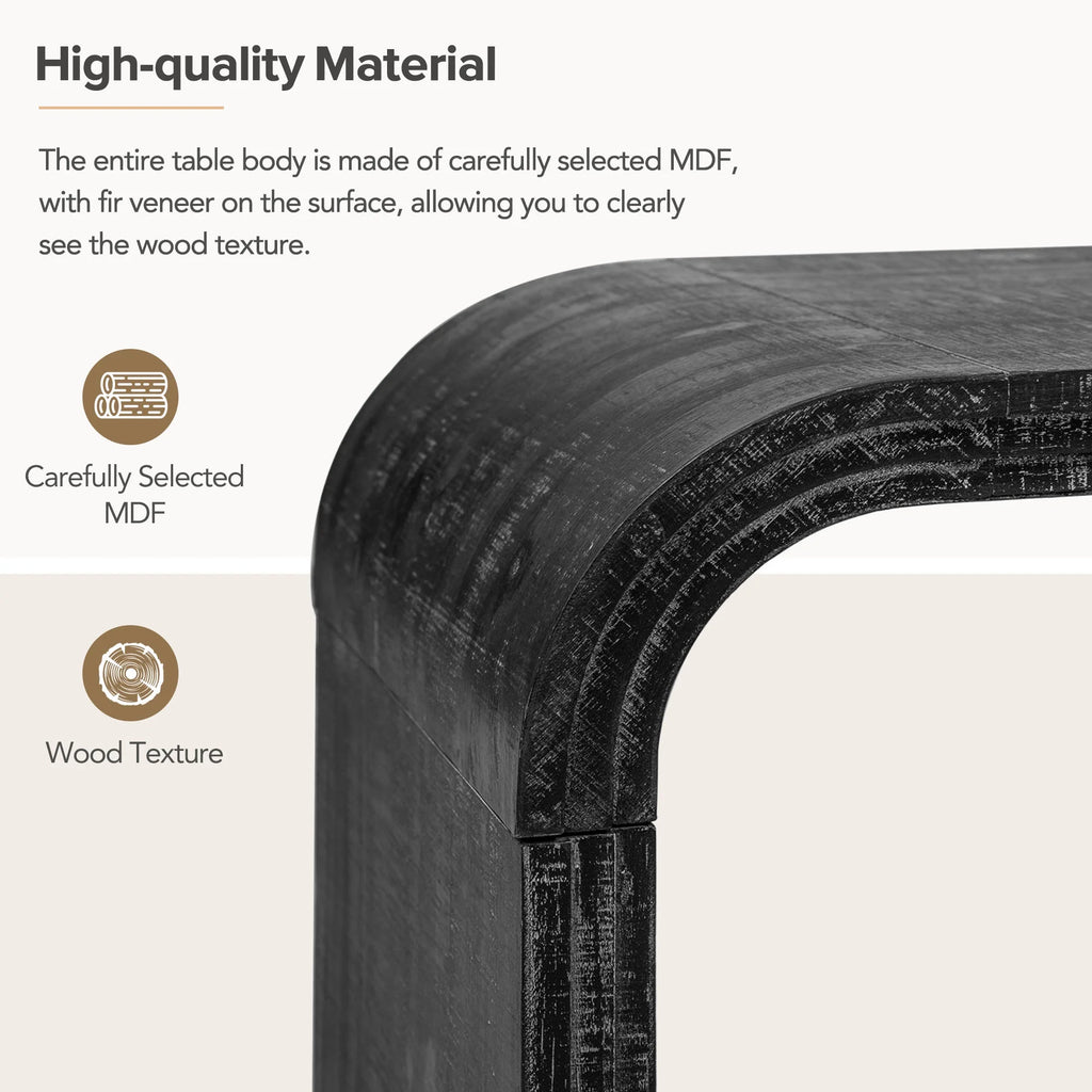 Antique Black Coffee Table Q173123