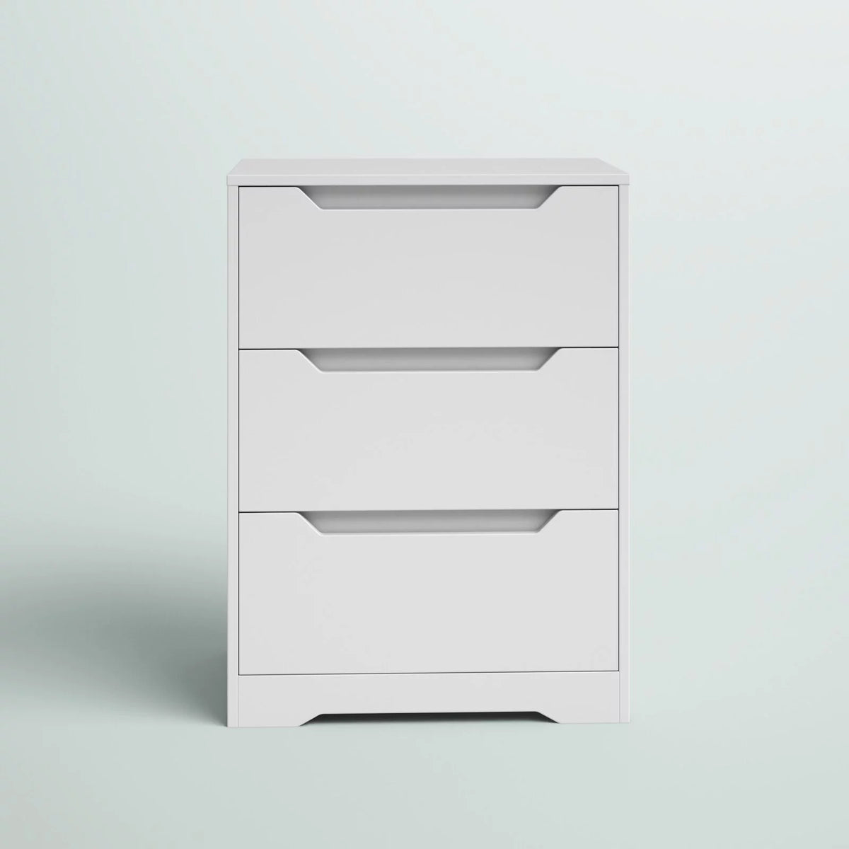 White 3 Drawer Dresser F921