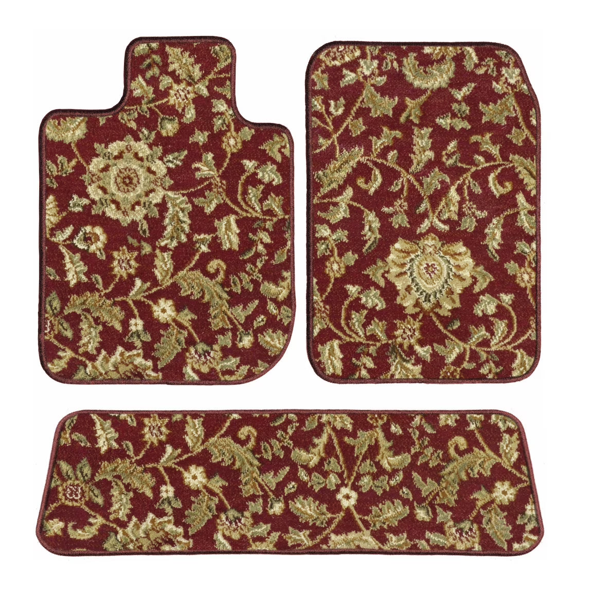 Red Oriental Car Mats Z216