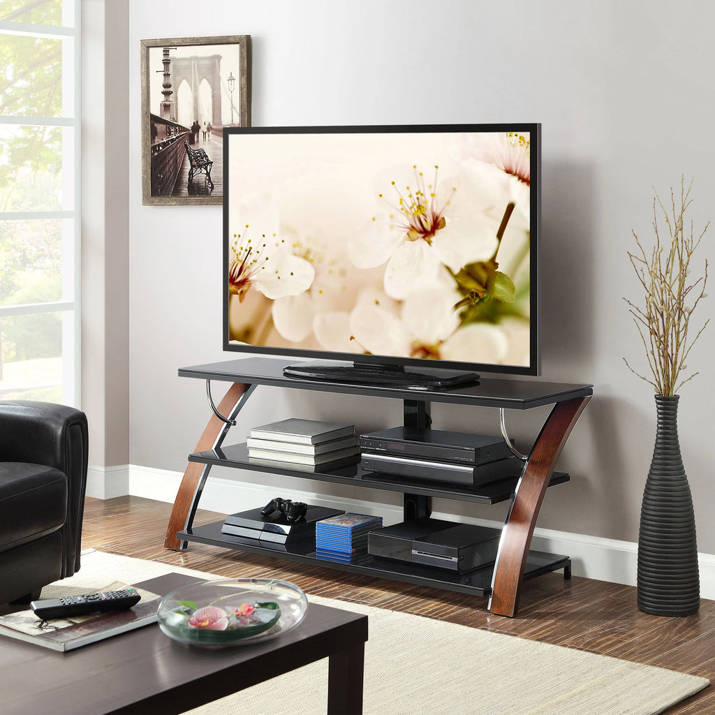 Brown Cherry TV Stand G421