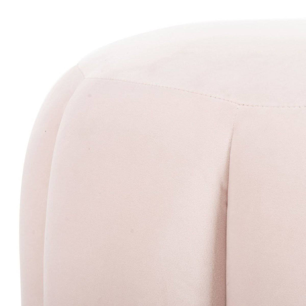 Seafoam Channel Tufted Ottoman X793526