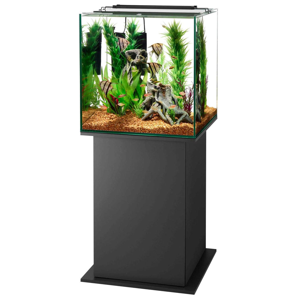 Black Pedestal Aquarium Stand V396