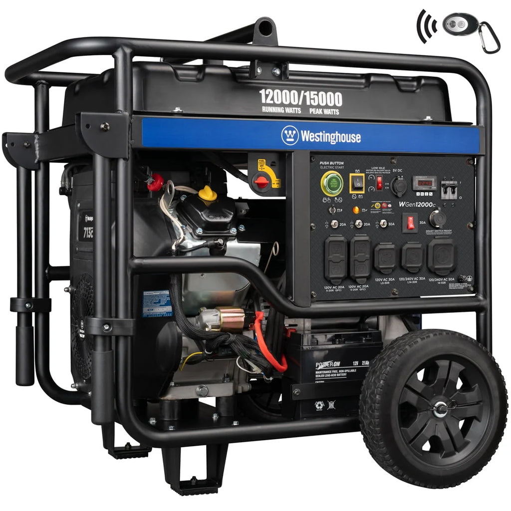 Portable Gas Generator with Electric Start W69309
