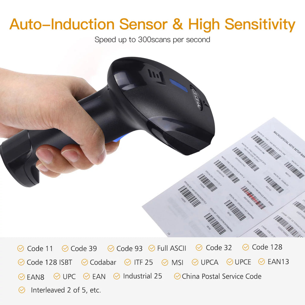 1D Handheld USB Wired Barcode Scanner W53112