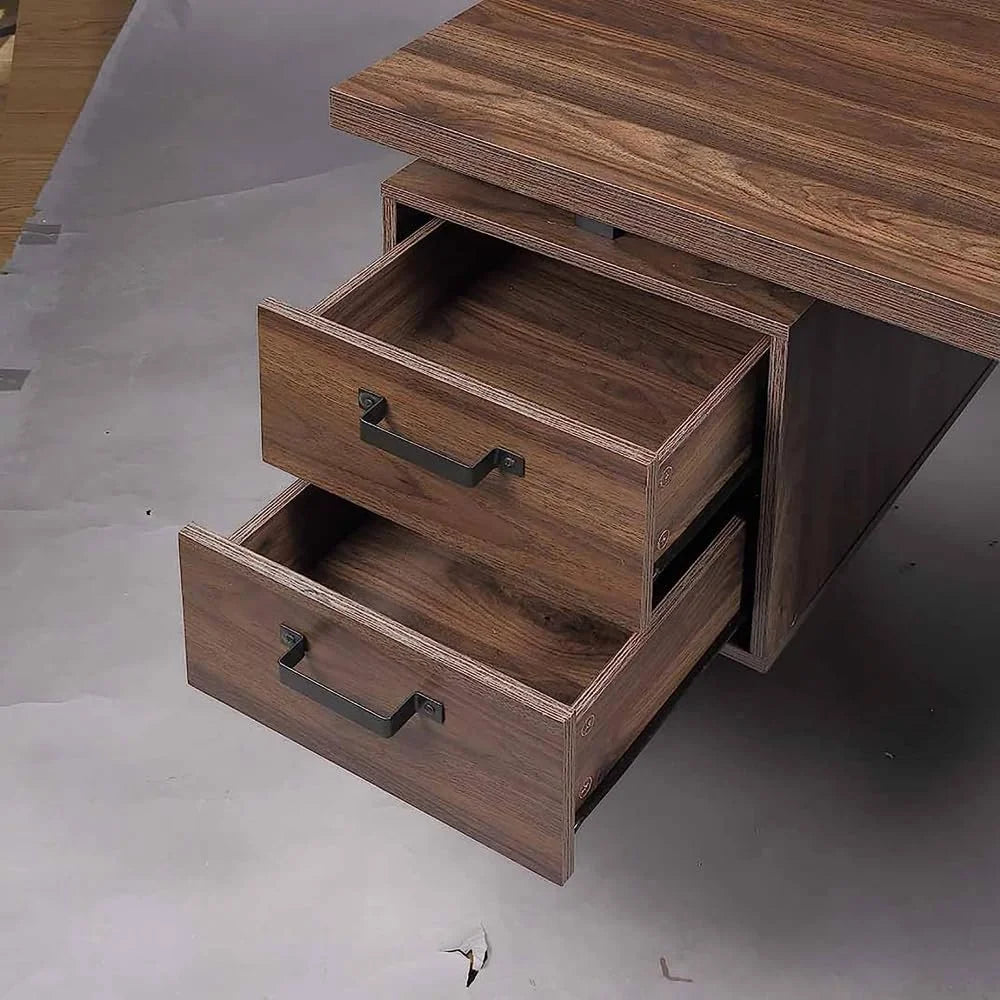 59 Inch Writing Desk with Drawers B754
