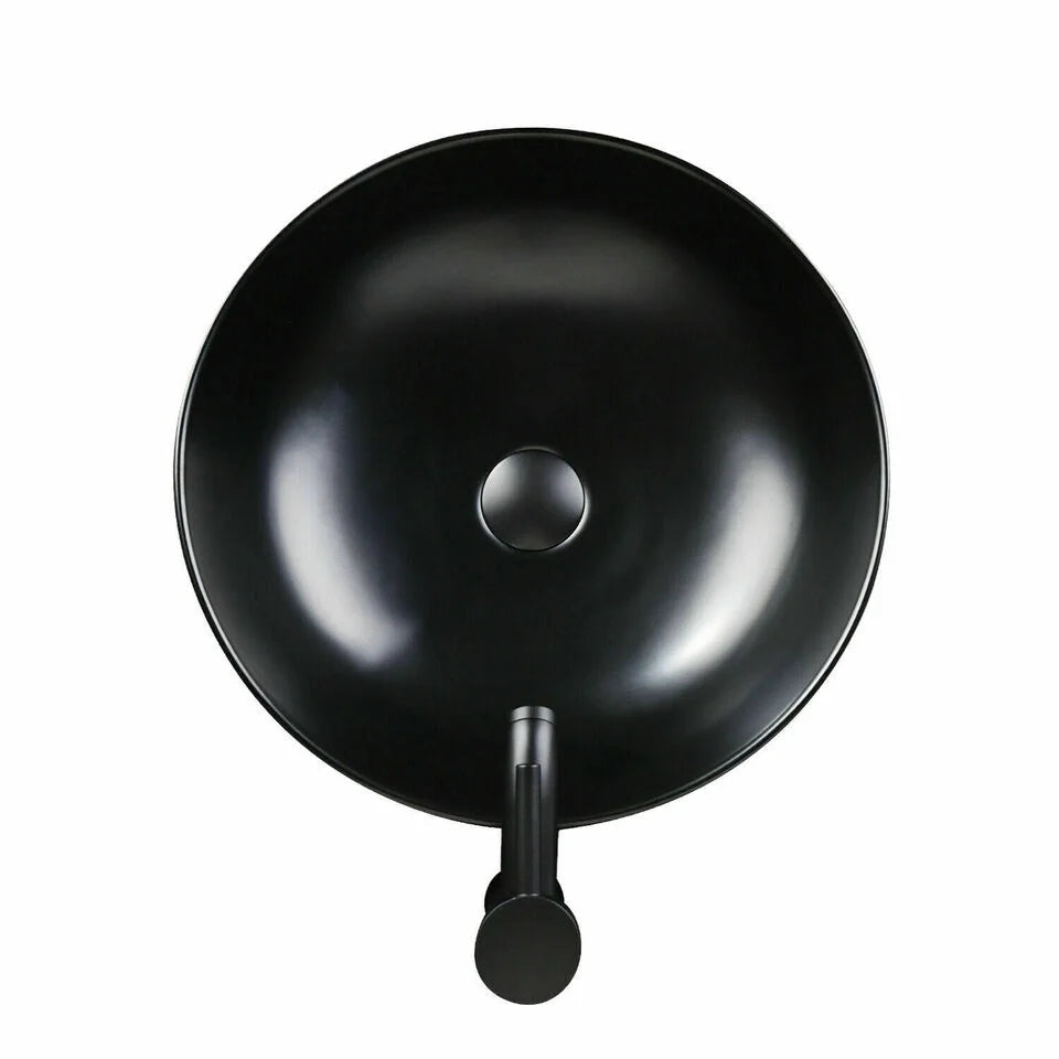 Porcelain Ceramic Vessel Sink and Faucet Combo Z548619