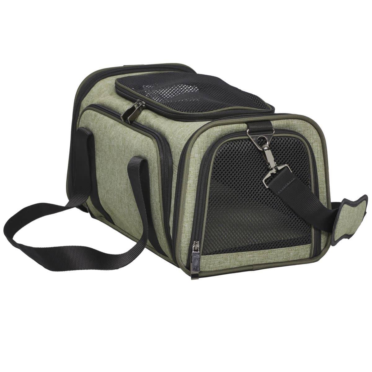 Green Expandable Pet Carrier T647330