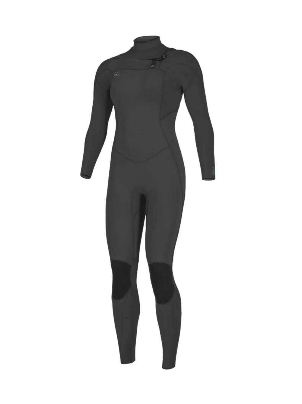 Black 4/3mm Chest Zip Full Wetsuit R918