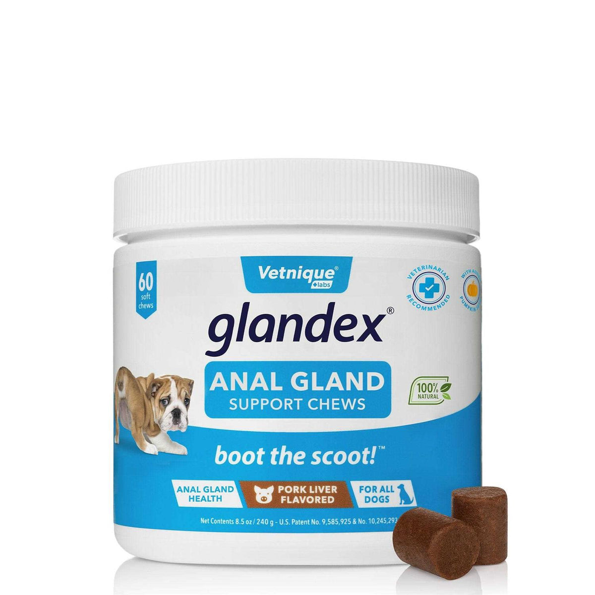 Anal Gland Soft Chews Supplement for Dogs U9826
