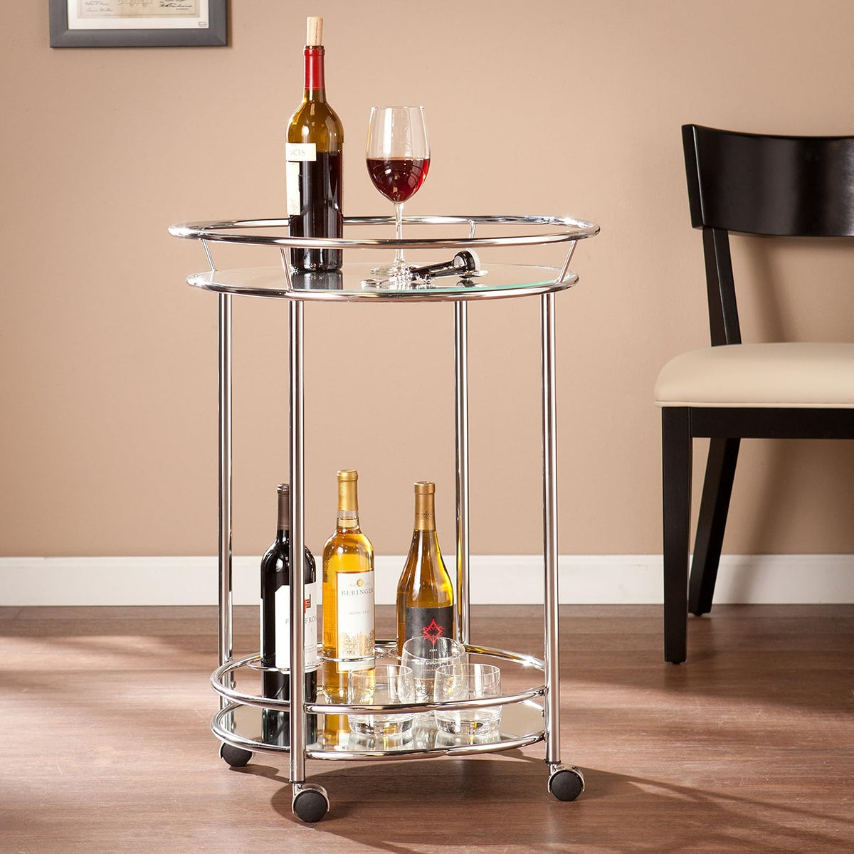 Chrome Bar Cart W714794