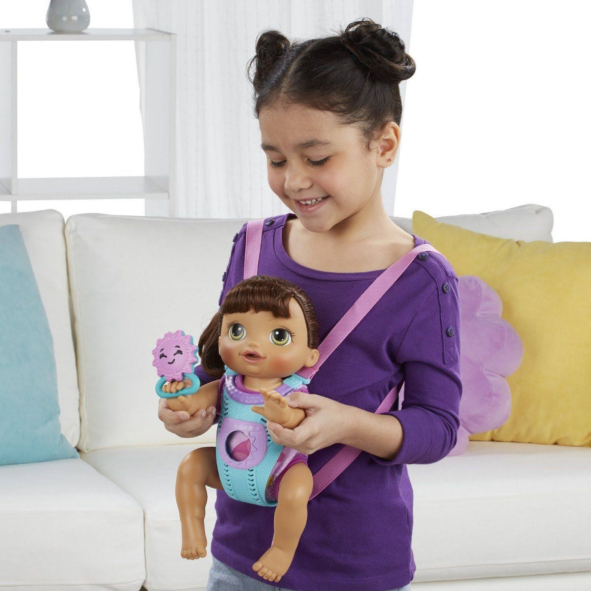 Baby Alive Baby Go Bye Bye (Brunette) U88846