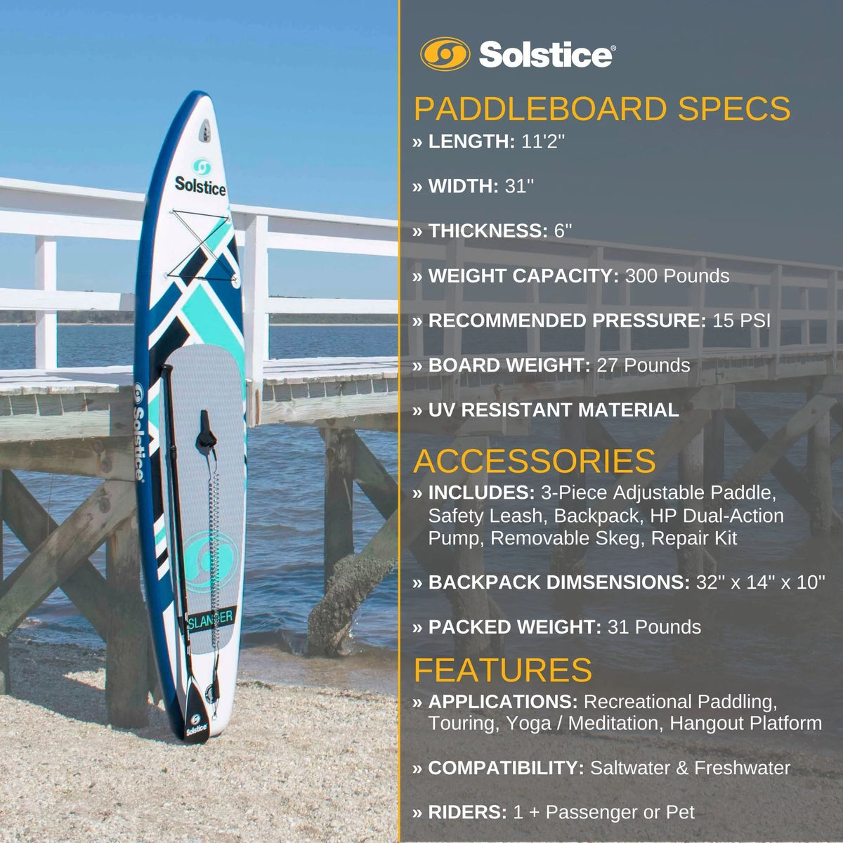 Inflatable Stand-Up Paddle Board Kit U2699