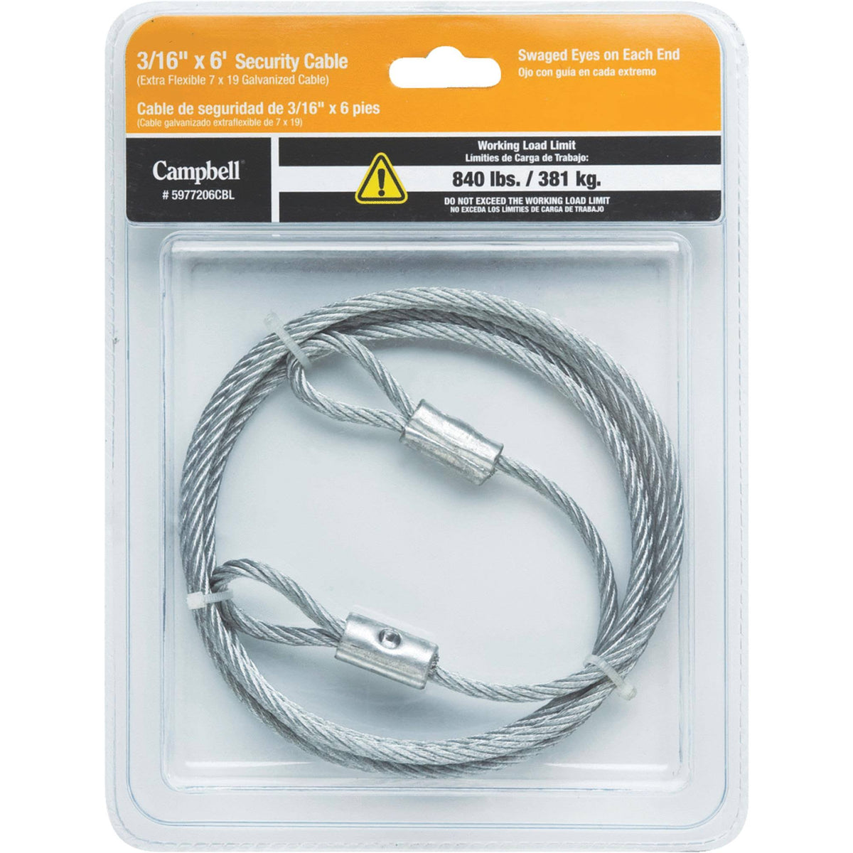 3/16 inch Security Cable A966961