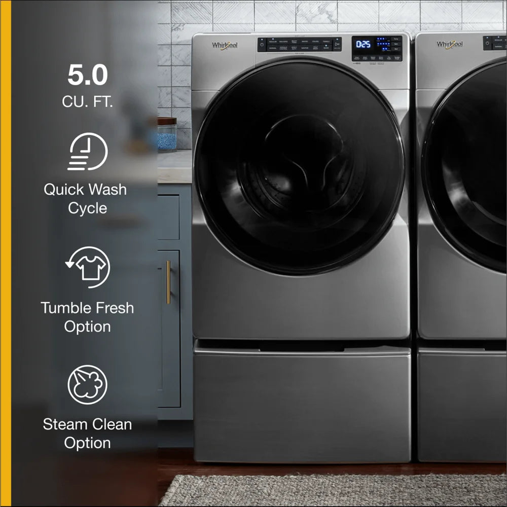 White Front Load Washer E87634