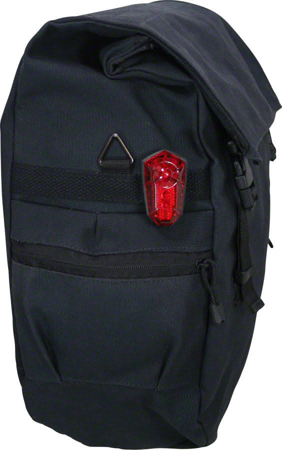 Waterproof Canvas Pannier - Black E2210