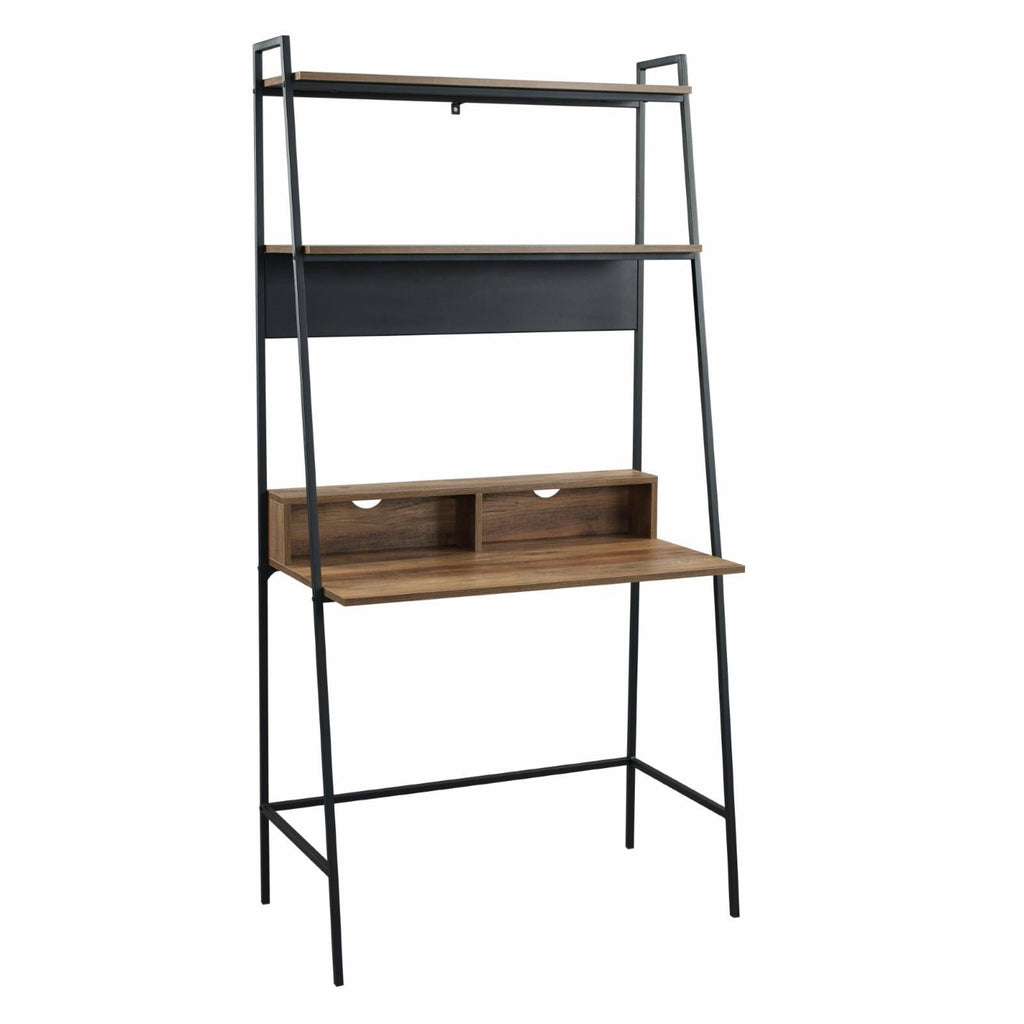 Metal and Wood Ladder Desk N276434
