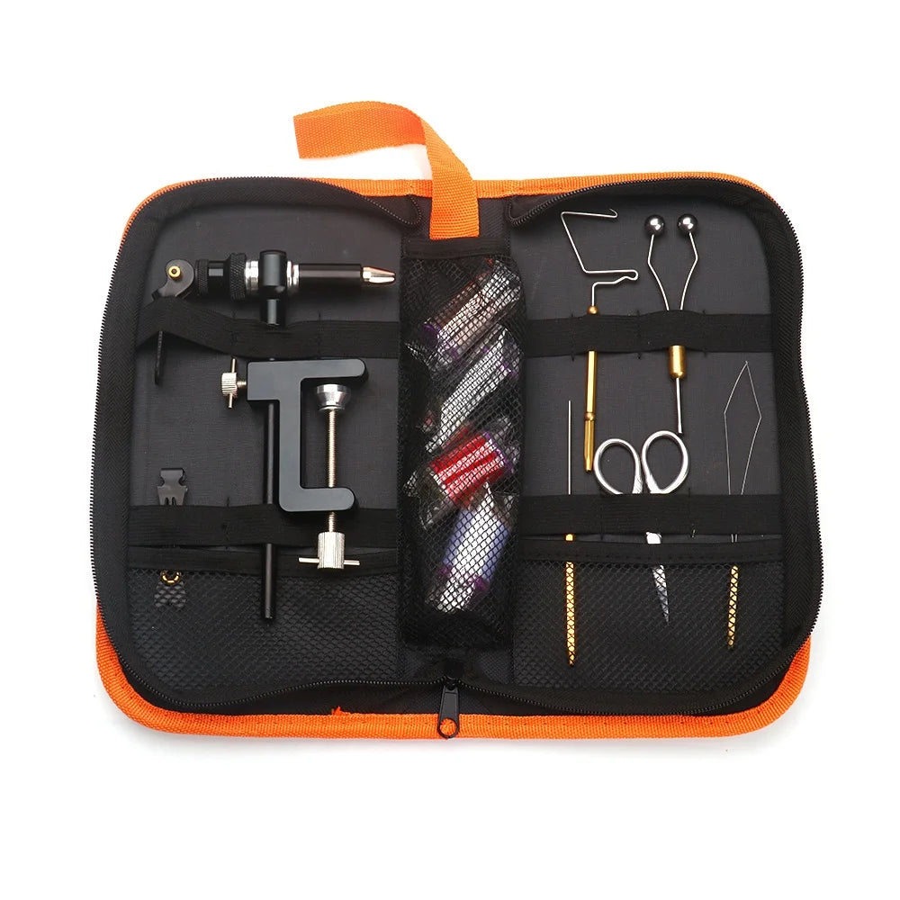 Fly Tying Tools Kit with Needle Whip Finisher Scissors W82616