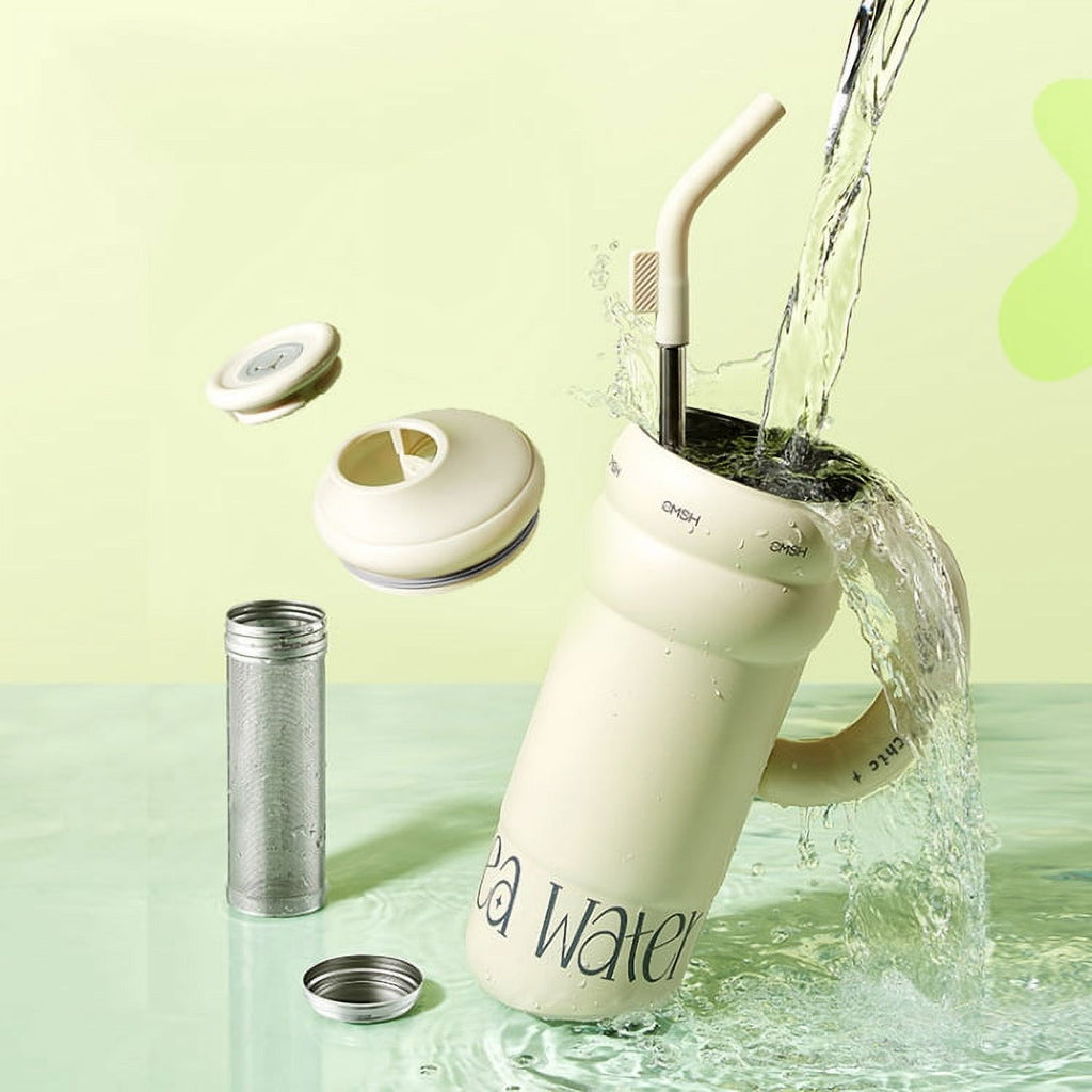 40 oz Stainless Steel Tumbler with Handle U849383