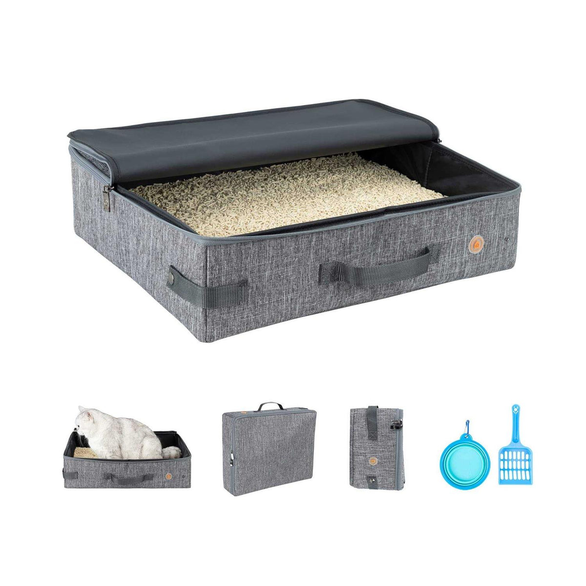 Portable Cat Travel Litter Box L379