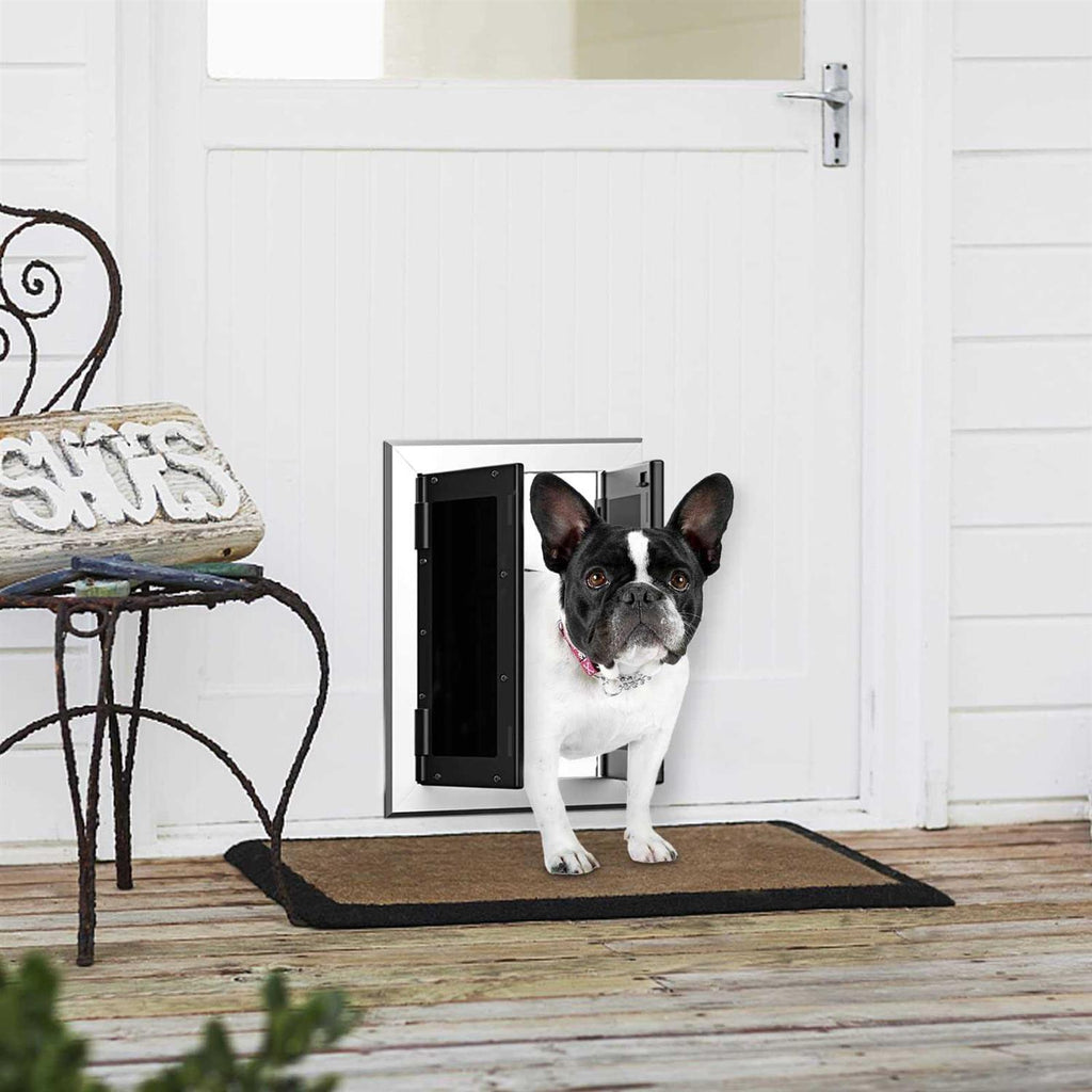 Aluminum Pet Door with Double Panels E534747